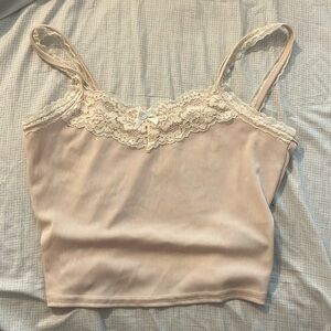 shein mini frilly coquette cropped tank